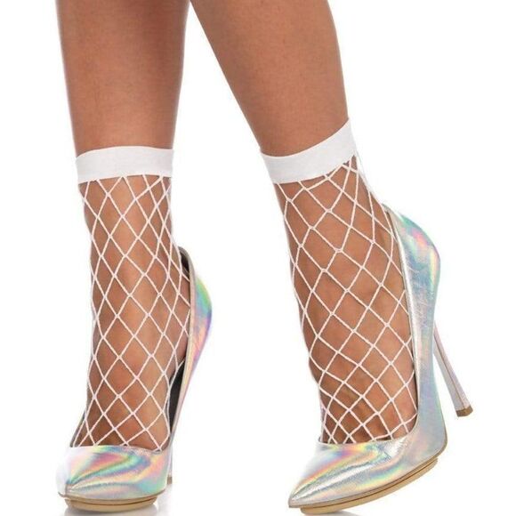 𝅺DIAMOND Net Ankle Socks - Picture 2 of 2